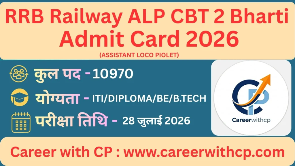 Railway ALP CBT 2 Admit Card 2026