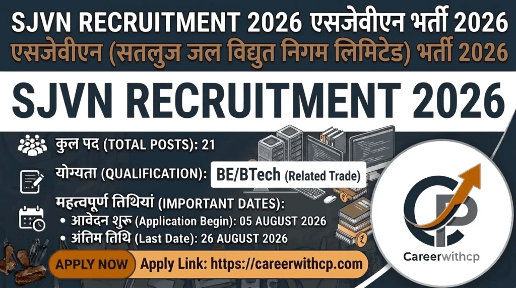 SJVN Recruitment 2026