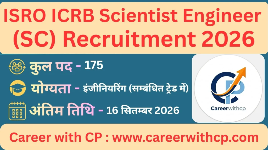 ISRO ICRB Bharti 2026