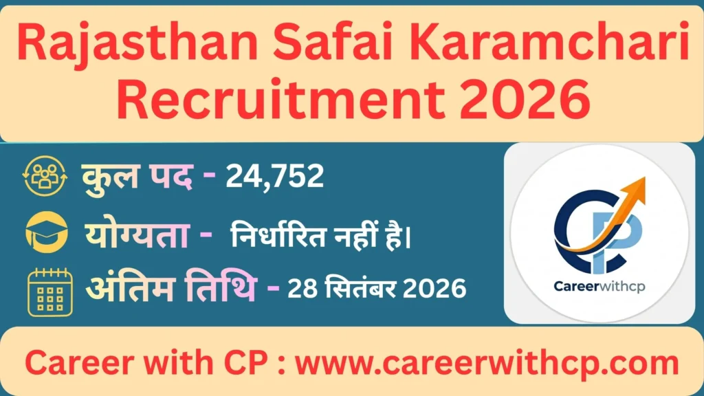 Rajasthan Safai Karamchari Notification 2026