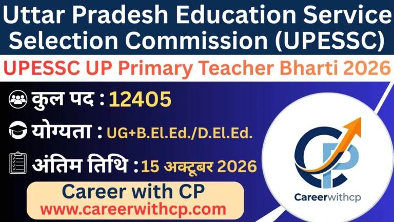 UP Primary Teacher Bharti 2026